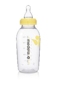 *Cumisüveg szilikon etetőfejjel 250 ml, M méretű cumival / 200.2274